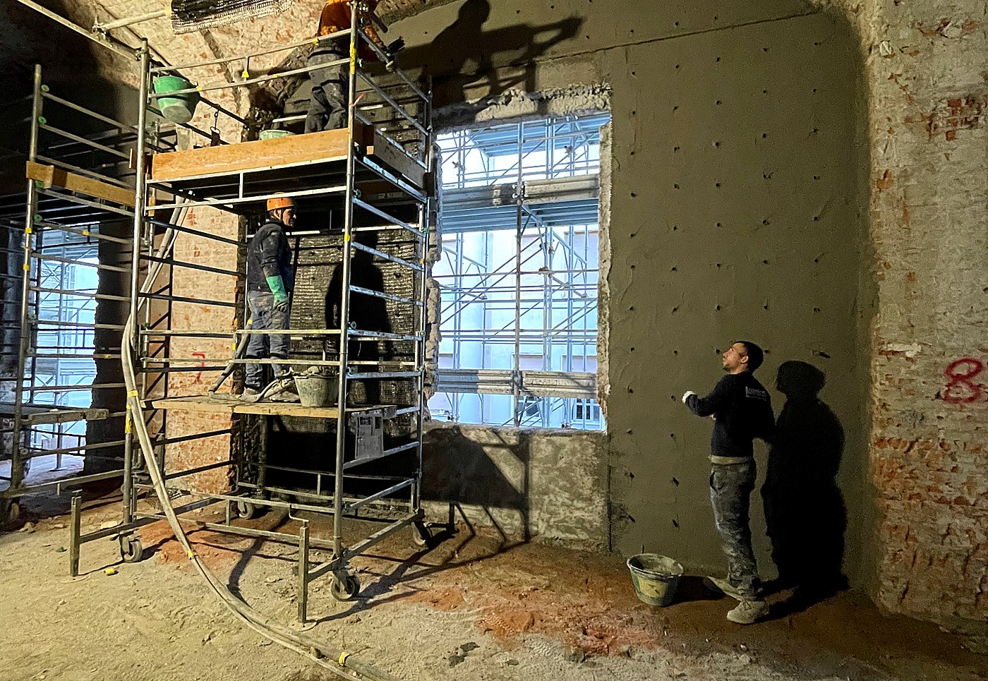 Applicazione sistema FRCM su edificio storico
